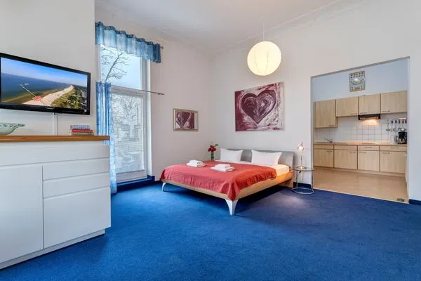 Bett  Villa Germania, Whg. 05