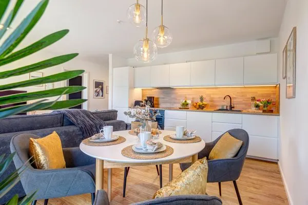 Küche / Küchenzeile  Bernsteinquartier, Mister Bernstein, Whg. 01.08