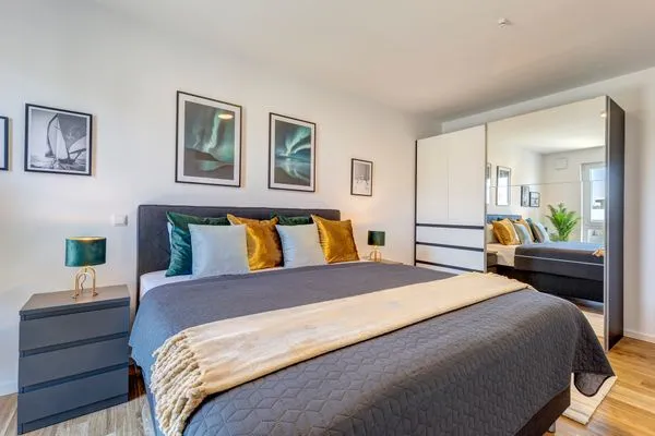 Schlafzimmer  Bernsteinquartier, Mister Bernstein, Whg. 01.08