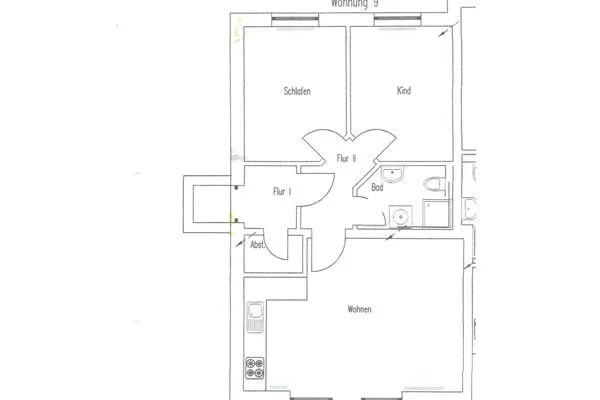 Grundriss  Windflüchter