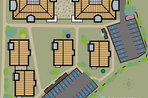 Lageplan Residenz am Strand Wohnung 3-54