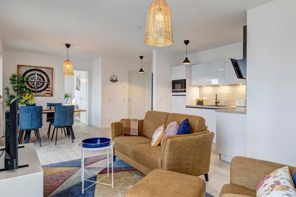 Wohnzimmer  Bernsteinquartier, Whg. 02.25