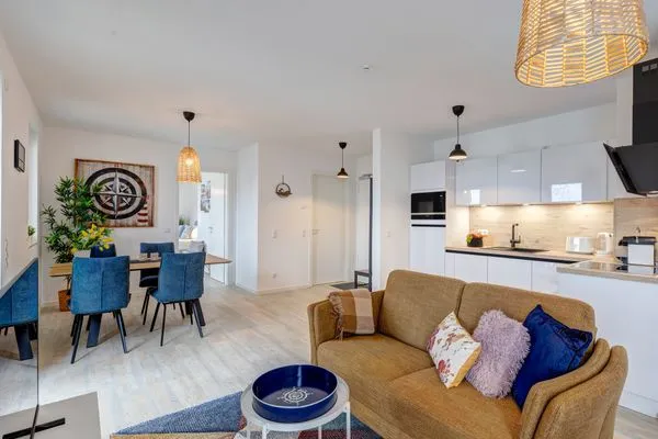 Wohnzimmer  Bernsteinquartier, Whg. 02.25