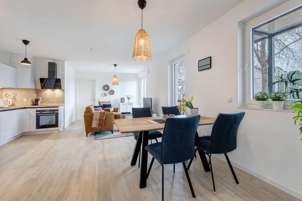 Wohnzimmer  Bernsteinquartier, Whg. 02.25