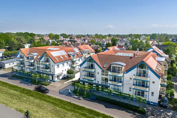 Luftaufnahme Residenz am Strand Wohnung 3-54