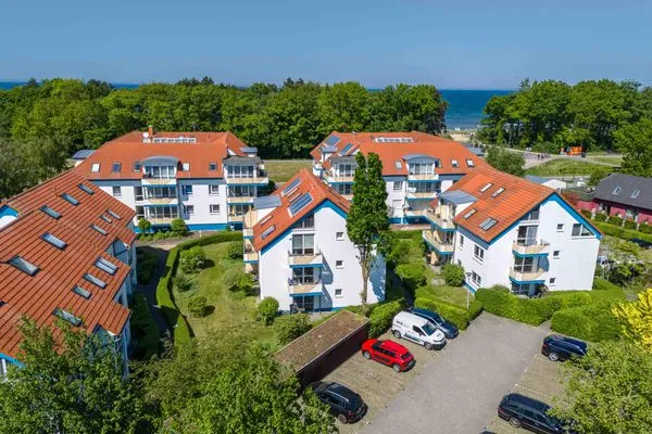 Luftaufnahme Residenz am Strand Wohnung 3-54