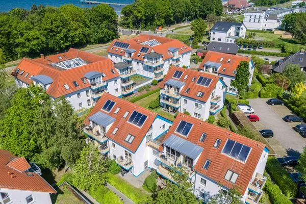 Luftaufnahme Residenz am Strand Wohnung 3-54