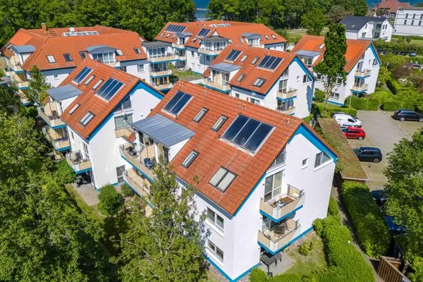 Luftaufnahme Residenz am Strand Wohnung 3-54