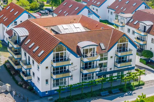 Luftaufnahme Residenz am Strand Wohnung 3-54
