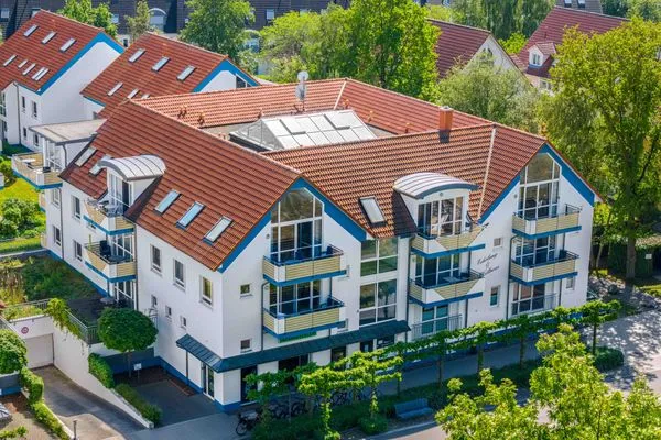 Luftaufnahme Residenz am Strand Wohnung 3-54