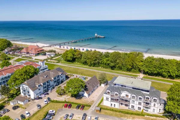 Luftaufnahme Logierhaus Friedrich WE 22 - "Sandstrand"