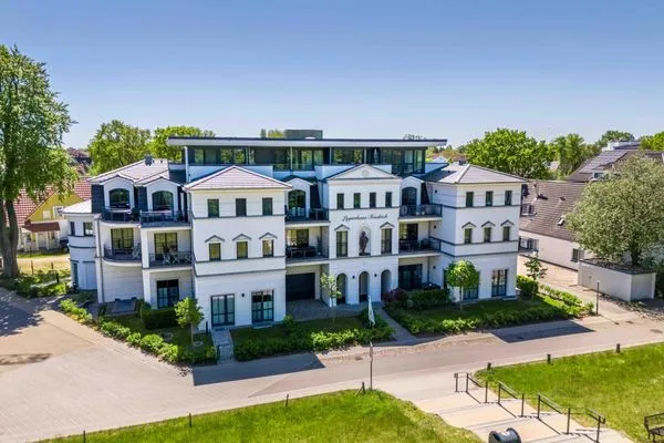 Luftaufnahme Logierhaus Friedrich WE 22 - "Sandstrand"