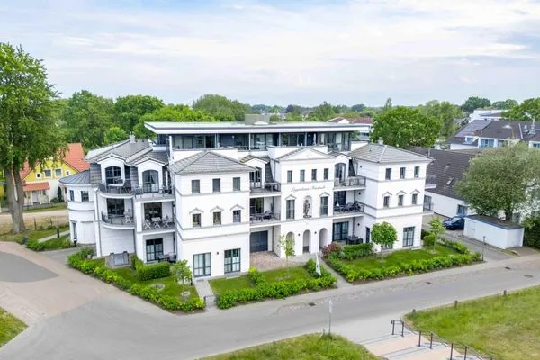 Luftaufnahme Logierhaus Friedrich WE 22 - "Sandstrand"