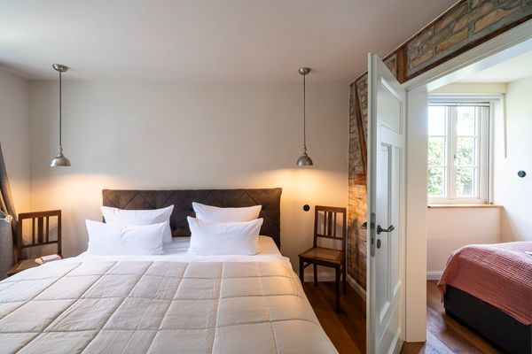  Kapitänshaus "Alter Ton in neuer Art" Born - Schlafzimmer