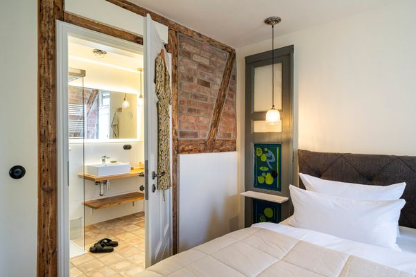  Kapitänshaus "Alter Ton in neuer Art" Born - Schlafzimmer