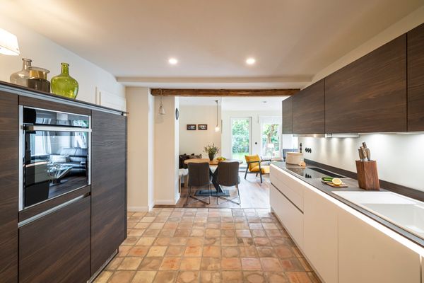  Kapitänshaus "Alter Ton in neuer Art" Born - Küche / Küchenzeile