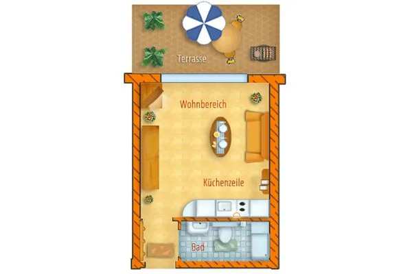 Grundriss  Haus Vincent, Whg. 5