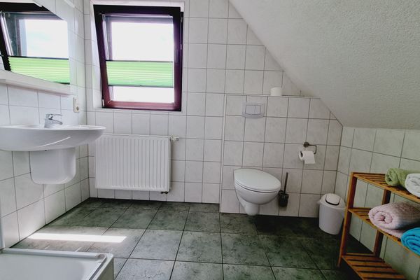 Pension & Wirtshaus ''Tun Eikkoter'' Eichkatze Wieck - Badezimmer