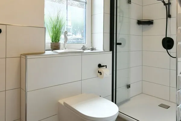 Badezimmer Speicherhaus Ferienwohnung Deichnest