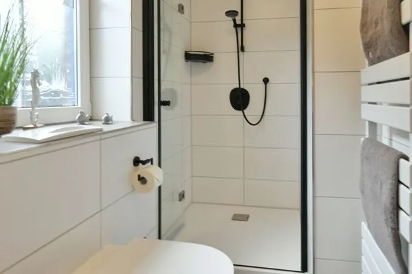 Badezimmer Speicherhaus Ferienwohnung Deichnest