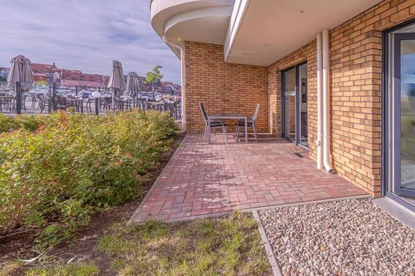 Ferienwohnung Atlantica Hafenresidenz Waren (Müritz) - Terrasse Hafenresidenz  Atlantica