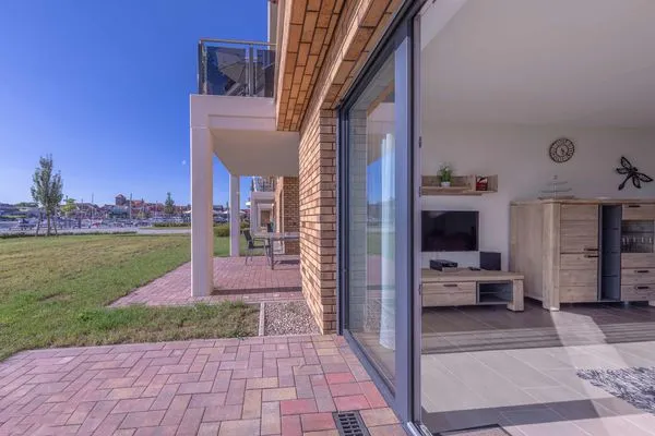 Ferienwohnung Libelle Hafenresidenz Waren (Müritz) - Sonnenterrasse  Libelle