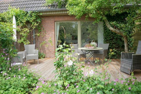  Ferienhaus Katinger Watt Kating / Katingsiel - Terrasse