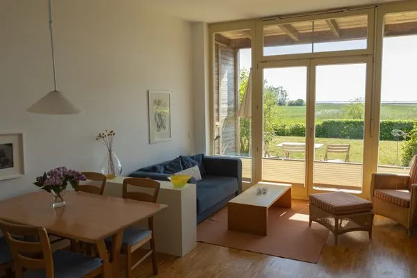 Wohnzimmer  Ferienwohnung Sonneninsel