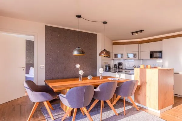 Ferienwohnung Am lütten Meer Hafenresidenz Waren (Müritz) - Essbereich  Am lütten Meer