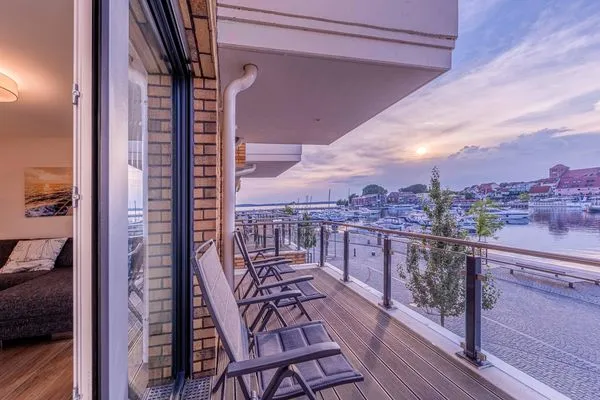 Ferienwohnung Müritz Charme Hafenresidenz Waren (Müritz) - Aussicht aufs Wasser  Müritz Charme