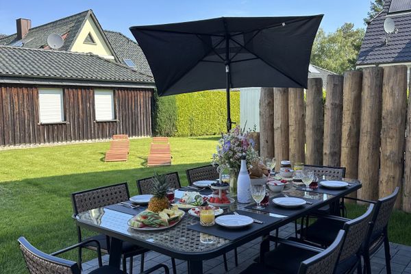  Haus Q Superior - Hälfte 2 Zingst - Terrasse