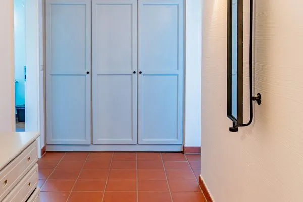 Flur Ferienhaus am Gutspark Dranske Ferienwohnung Sonnenrose