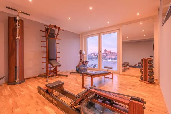 Ferienwohnung Quartier Lounge Hafenresidenz Waren (Müritz) - Fitnessraum  Quartier Lounge