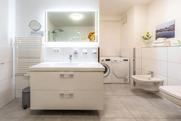 Ferienwohnung Müritzoase Hafenresidenz Waren (Müritz) - Badezimmer  Müritzoase