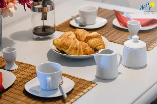 Dekoratives Detail Ferienhaus am Gutspark Dranske Ferienwohnung Heiderose