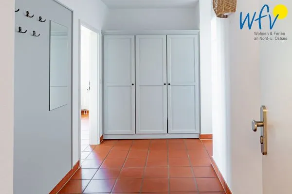 Flur Ferienhaus am Gutspark Dranske Ferienwohnung Strandroggen