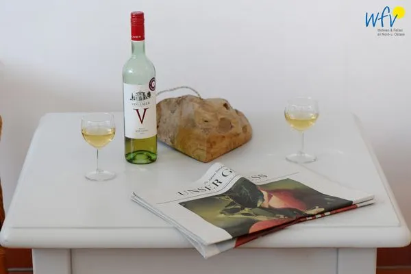 Dekoratives Detail Ferienhaus am Gutspark Dranske Ferienwohnung Sonnendistel