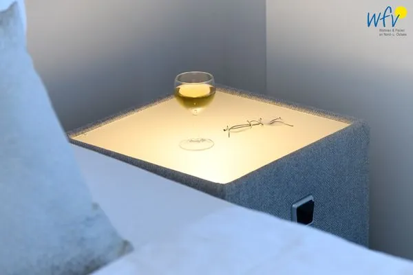 Schlafzimmer Ferienhaus am Gutspark Dranske Ferienwohnung Sonnentag