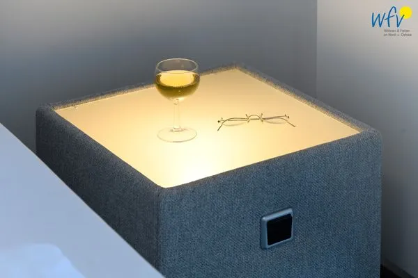 Schlafzimmer Ferienhaus am Gutspark Dranske Ferienwohnung Sonnentag