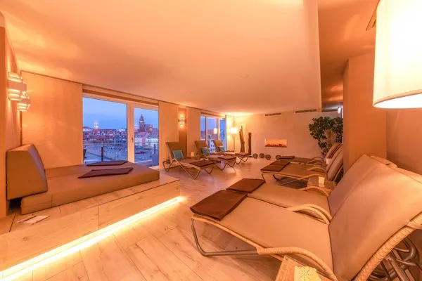 Ferienwohnung Möwe Hafenresidenz Waren (Müritz) - Wellnessbereich  Möwe