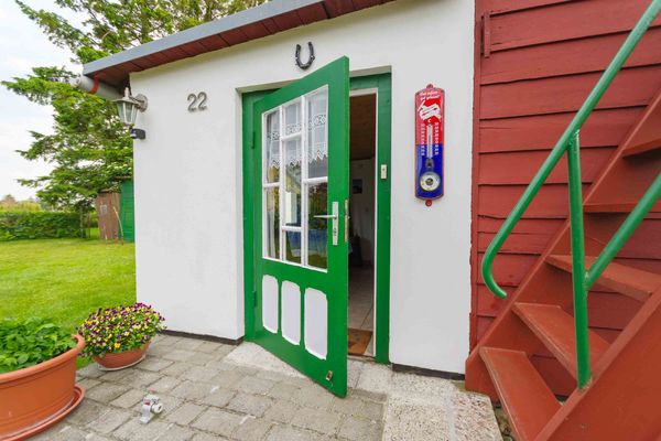  Am Bodden Krapp´s - Boddenidyll Wieck - Fassade / Eingang