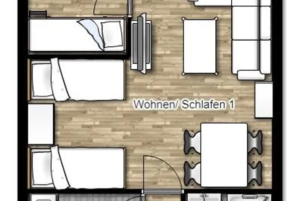 Grundriss Ferienhaus Seeblick Ferienwohnung Catharina