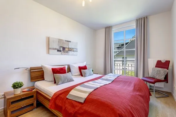 Schlafzimmer  Residenz am Balmer See, Whg. 23