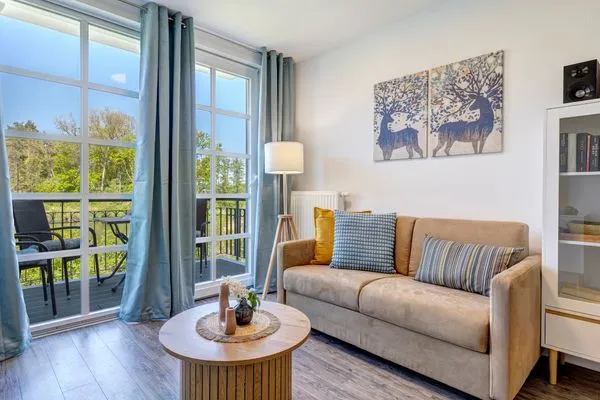 Wohnzimmer  Residenz am Balmer See, Whg. 54