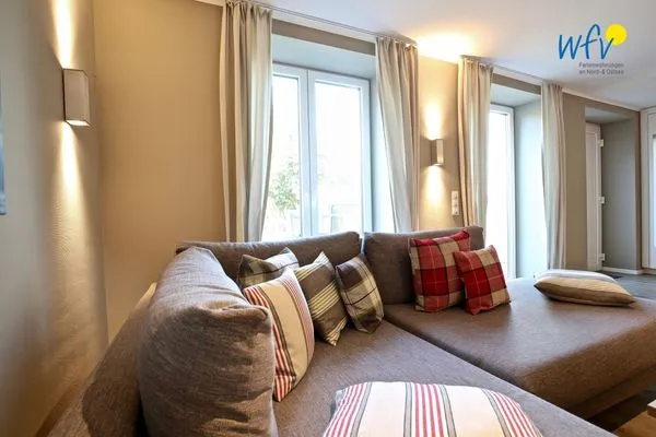 Wohnzimmer Blanker Hans Ferienwohnung 1