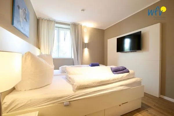 Schlafzimmer Blanker Hans Ferienwohnung 1