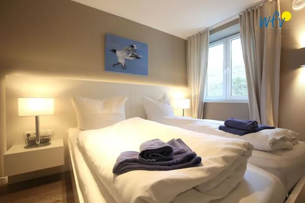 Schlafzimmer Blanker Hans Ferienwohnung 1
