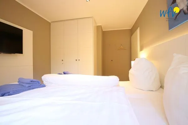 Schlafzimmer Blanker Hans Ferienwohnung 1