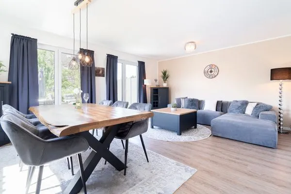 Wohnzimmer  Ferienhaus "Sunseeker House No. 1"