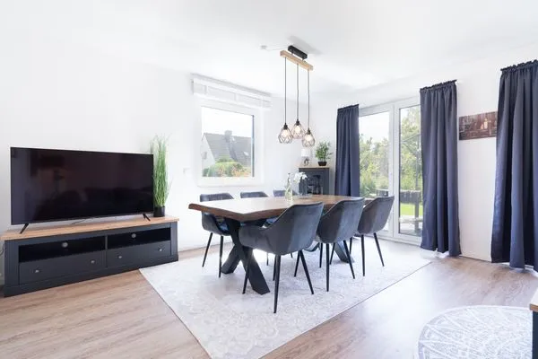 Wohnzimmer  Ferienhaus "Sunseeker House No. 1"